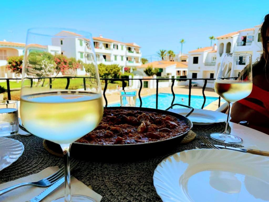 Precioso Apartamento Residencial Con Piscina Cala En Porter  Exteriör bild
