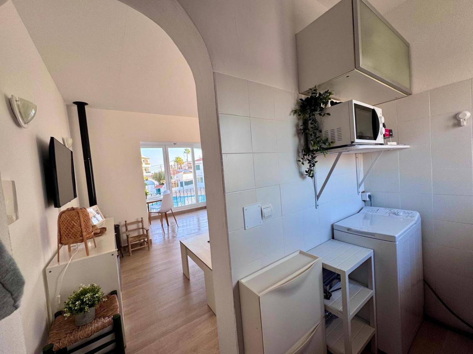 Precioso Apartamento Residencial Con Piscina Cala En Porter  Exteriör bild